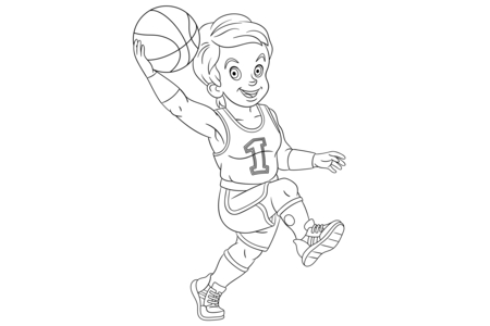 Coloriage Sport20 – 10doigts.fr